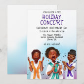 Invitation Chanteurs Afro-Américains de Vacances (Devant / Derrière)