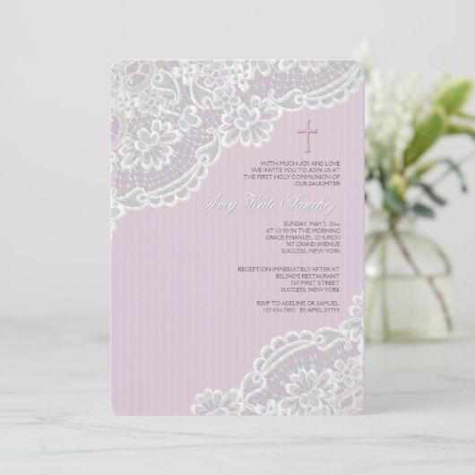 Invitation Chantilly Lace (Debout devant)