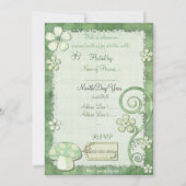 Invitation Chantily Whimsical Mélange De Médias (Dos)