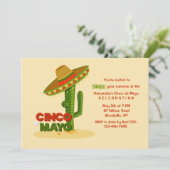 Invitation Chapeau de Cinco de Mayo (Debout devant)
