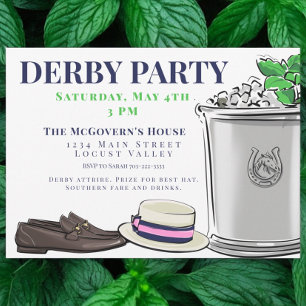 Invitation Chapeau et chaussures Mint Julep Jour de course De