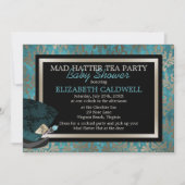 Invitation Chapelier fou Alice dans la Fête de la mariée du (Devant)