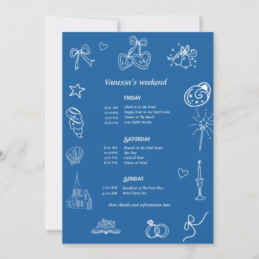 Invitation Chapitre final avant la chapelle Livre Bachelorett (Dos)