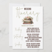 Invitation Chapitre final, Réserver Bachelorette Thématique W (Dos)