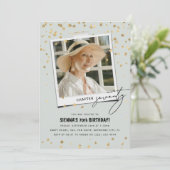 Invitation Chapitre Soixante-dix Fun Photo moderne 70e annive (Debout devant)