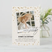 Invitation Chapitre Soixante-dix Fun Photo moderne 70e annive (Debout devant)