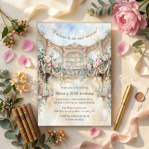 Invitation Chapitre suivant : Bibliothèque florale romantique