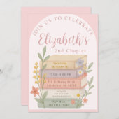 Invitation Chapitre suivant Réservé à thème Anniversaire Invi (Devant / Derrière)