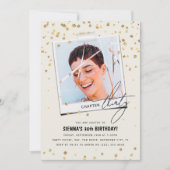 Invitation Chapitre Trente Amusement Photo moderne 30e annive (Devant)