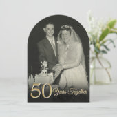 Invitation Chaque année Ensemble Mariage Anniversaire Photo A (Debout devant)