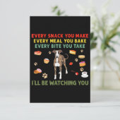 Invitation Chaque collation que vous faites chaque repas que  (Debout devant)