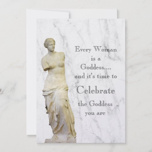 Invitation Chaque femme (Devant)