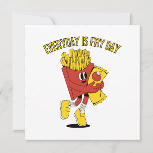 Invitation Chaque Jour Est Le Jour Des Frites