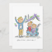 Invitation Charades de Noël (Devant / Derrière)