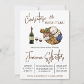 Invitation Charcuterie avec la future mariée ! Enterrement de (Devant)