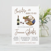 Invitation Charcuterie avec la future mariée ! Enterrement de (Debout devant)