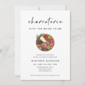 Invitation Charcuterie avec la future mariée Enterrement de v (Devant)