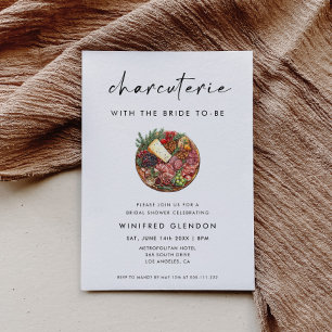 Invitation Charcuterie avec la future mariée Enterrement de v