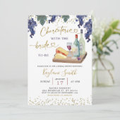 Invitation Charcuterie Avec La Mariée Pour Être Fête des mari (Debout devant)