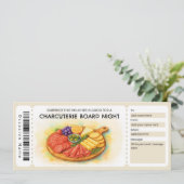 Invitation Charcuterie Board Night Gift Certificate (Debout devant)