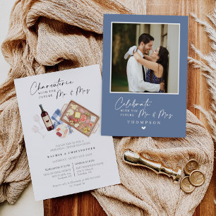 Invitation Charcuterie Board Wine & Cheese Rehearsal Dinner