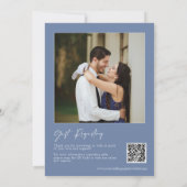 Invitation Charcuterie Commission Couples Douche QR Code Phot (Dos)