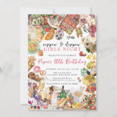 Invitation Charcuterie Commission Filles Soirée Fête (Devant)