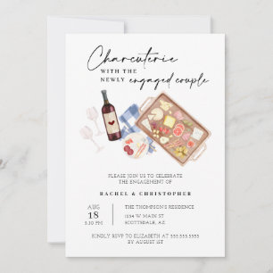 Invitation Charcuterie Commission Vin et Fromage
