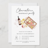 Invitation Charcuterie Commission Vin Fromage Anniversaire Ph (Devant)