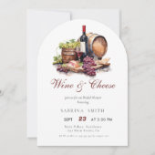 Invitation Charcuterie Commission Vin & Fromage Qr Fête des m (Devant)