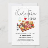 Invitation Charcuterie Commission Vin Fromage Toute Fête (Devant)