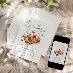 Invitation Charcuterie Commission Vin Fromage Toute Fête