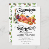 Invitation Charcuterie | Fromage | FÊTE DES MARIÉES (Devant / Derrière)