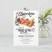 Invitation Charcuterie | Fromage | FÊTE DES MARIÉES (Debout devant)