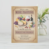 Invitation Charcuterie Italienne Dégustation de Vins (Debout devant)