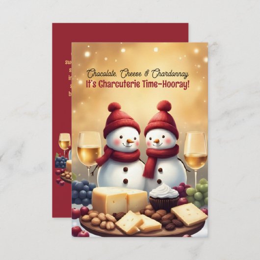 Invitation Charcuterie Party (Devant / Derrière)