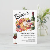 Invitation Charcuterie | Planche de Fromage de Fête (Debout devant)