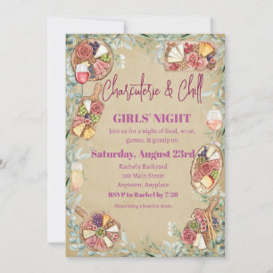 Invitation Charcuterie & Soirée Filles