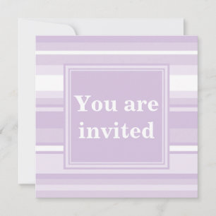 Invitation chardon violet