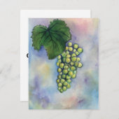 Invitation Chardonnay Vins (Devant / Derrière)