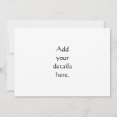 Invitation Chargement du chevalier médiéval (Dos)