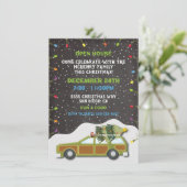 Invitation Chariot de la gare de Noël Open House (Debout devant)