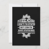 Invitation Chariot mécanique Diesel T-Shirt Funny Camion Répa (Devant)