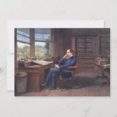 Invitation Charles Dickens dans son étude (Dos)