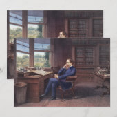 Invitation Charles Dickens dans son étude (Devant / Derrière)