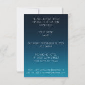 Invitation Charleston Anniversaire Vip Aquatic Ombre (Dos)