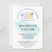 Invitation Charleston Bachelorette Week-end Itinéraire Sud (Devant)