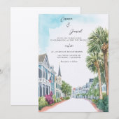 Invitation charleston caroline du sud (Devant / Derrière)