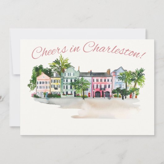 Invitation Charleston Caroline du Sud (Devant)