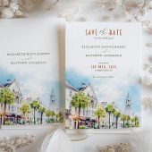 Invitation Charleston Caroline du Sud Enregistrer la date